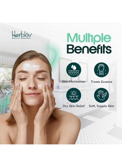 Herblov Beef Tallow Soap Bar - All Natural Grass Fed Tallow Soap Unscented - Moisturizing Face & Body Wash Great for Eczema, Dry, Itchy, Sensitive Skin - Handcrafted Bath Soap for Adults, Kids, Made in USA  - Image 3