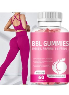 BBL BBL body Curve gummies, hip and bust enlargement booster and Enhancement,Lifting Gummies For Women,Health Support Dietary Supplement 60 Gummies  - Image 4