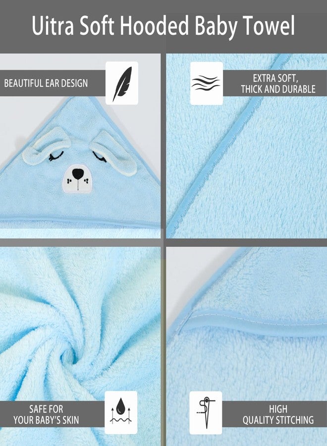 SEVDO 31 * 31 in Baby Bath Towels with Hood,Hooded Towels for Toddlers 1-3, Toddler Girl Boy Robe,Baby Towel, Infant Kids Towels for Newborn Babies,Toallas de Baño para Bebe - Image 3