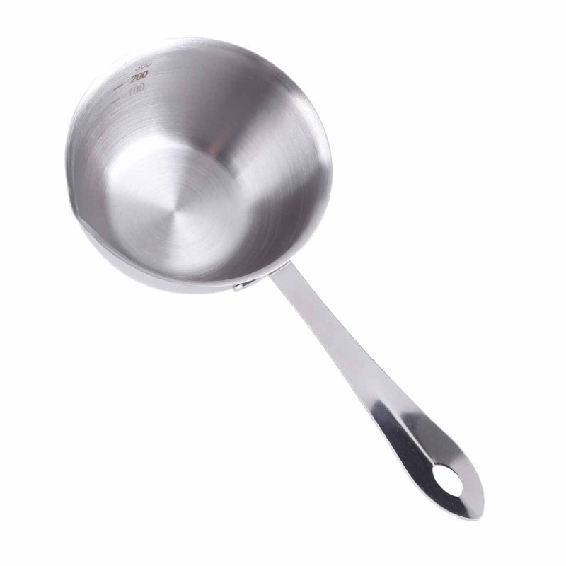 Butter Warmer Pot: 300ml Stainless Steel Induction Bottom - Dual Pour Spouts Cool Handle Versatile Saucepan for Home Cooks And Bakers - Image 4