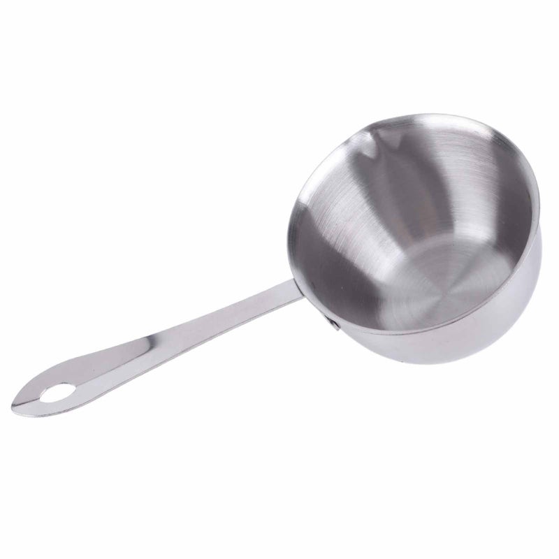 Butter Warmer Pot: 300ml Stainless Steel Induction Bottom - Dual Pour Spouts Cool Handle Versatile Saucepan for Home Cooks And Bakers - Image 3