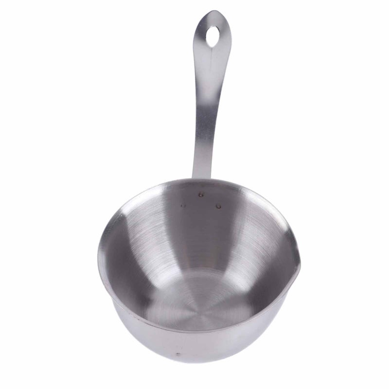 Butter Warmer Pot: 300ml Stainless Steel Induction Bottom - Dual Pour Spouts Cool Handle Versatile Saucepan for Home Cooks And Bakers - Image 2