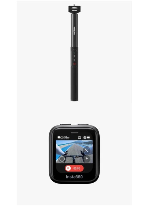 Insta360 GPS Preview Remote and Power Selfie Stick Combo Pack