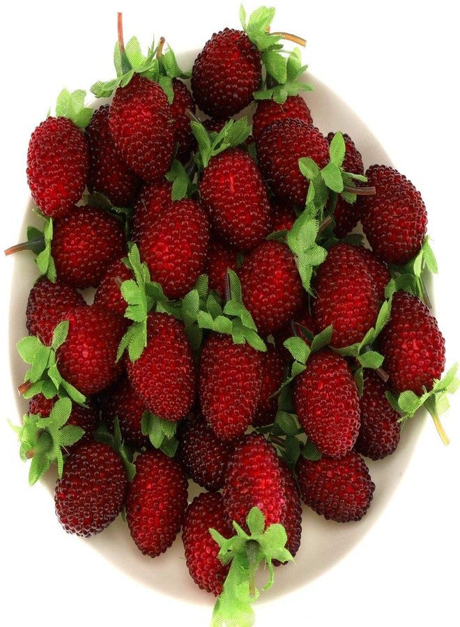 Gresorth 30pcs Artificial Raspberry Fake Fruit Decoration Home House Kitchen Cabinet Food Model - Image 1