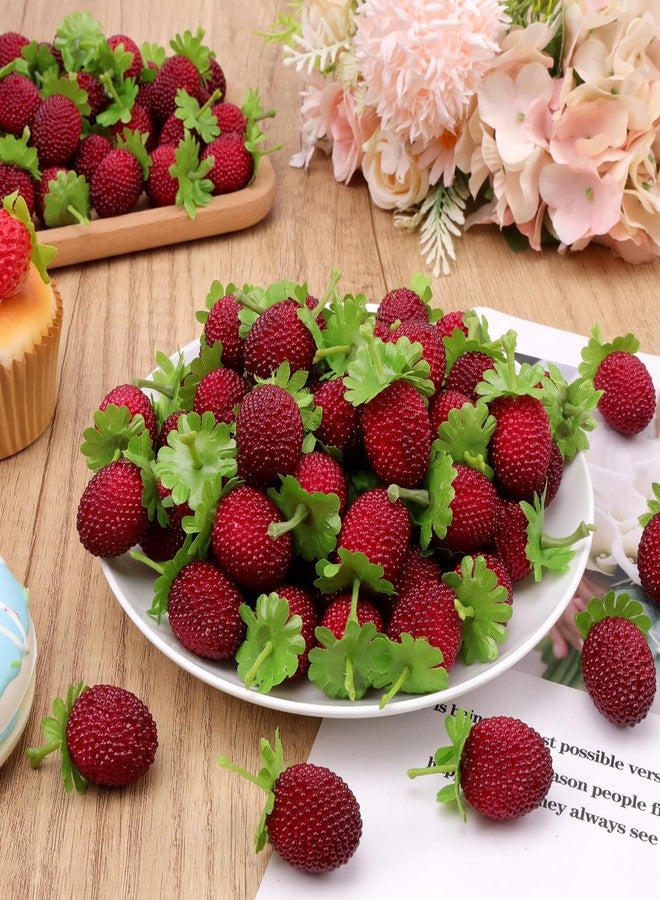 Gresorth 30pcs Artificial Raspberry Fake Fruit Decoration Home House Kitchen Cabinet Food Model - Image 3