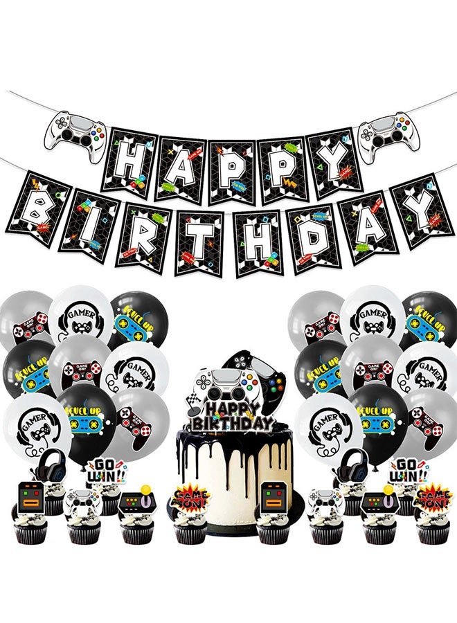 Birthday Party Decoration Balloon Set Game Theme Boy - Image 1