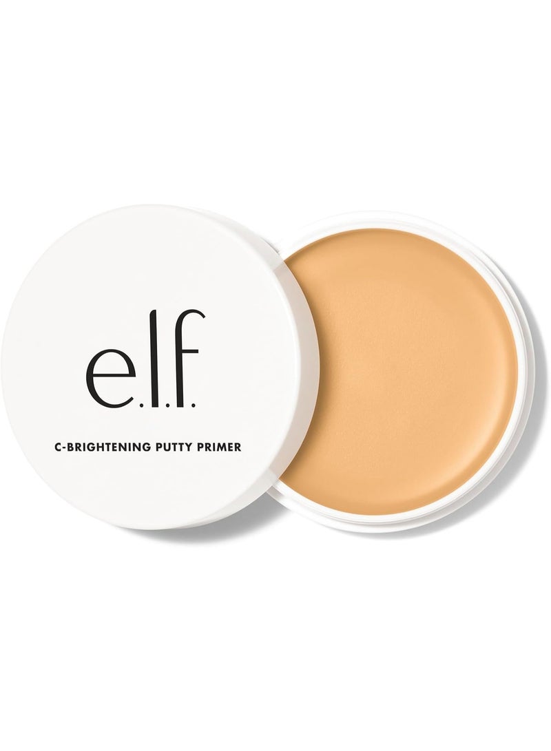 elf C-Bright Putty Primer, Makeup Primer For Brightening & Evening Out Skin Tone, Grips Makeup, Enriched With Vitamin C, Universal Sheer, 1 g - Image 1