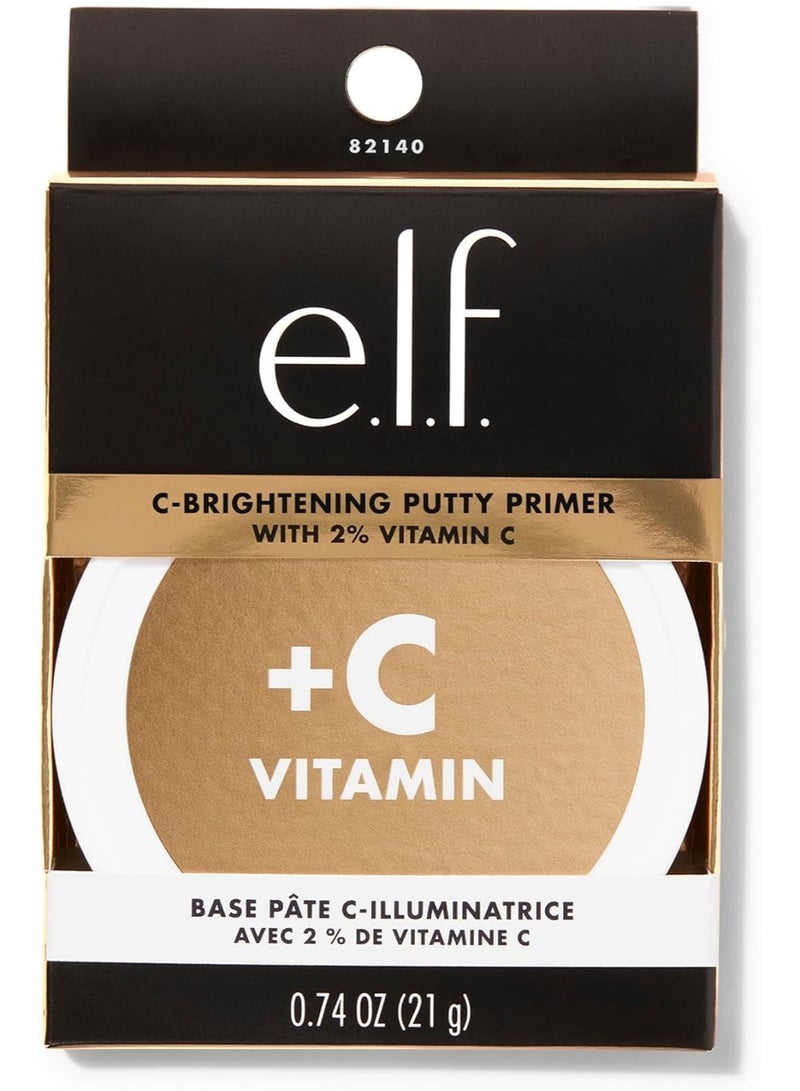 elf C-Bright Putty Primer, Makeup Primer For Brightening & Evening Out Skin Tone, Grips Makeup, Enriched With Vitamin C, Universal Sheer, 1 g - Image 3