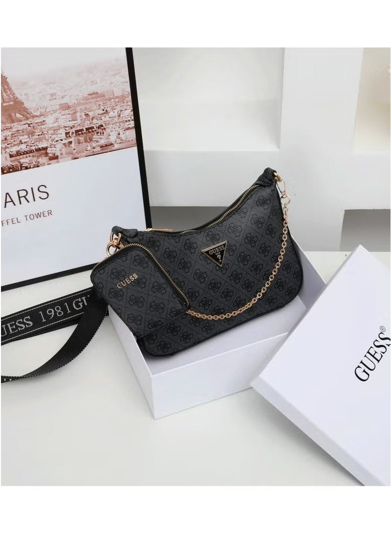 GUESS Women's Chain Crossbody Shoulder Bag 27.5Ã20Ã6.5cm - Image 4