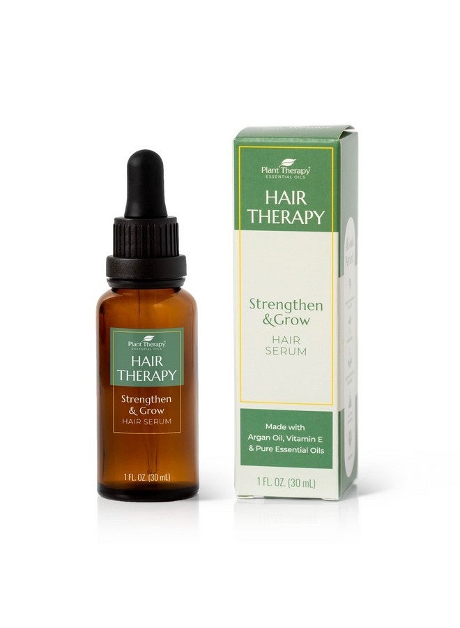 Plant Therapy Hair Therapy Strengthen & Grow Hair Repair Serum 1 oz with Argan & Castor Oil - Image 1
