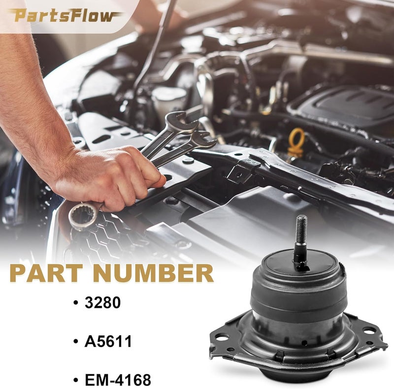 PartsFlow Engine Motor & Transmission Mount for 2011-2019 Jeep Grand Cherokee 3.6L 5.7L RWD - Image 4