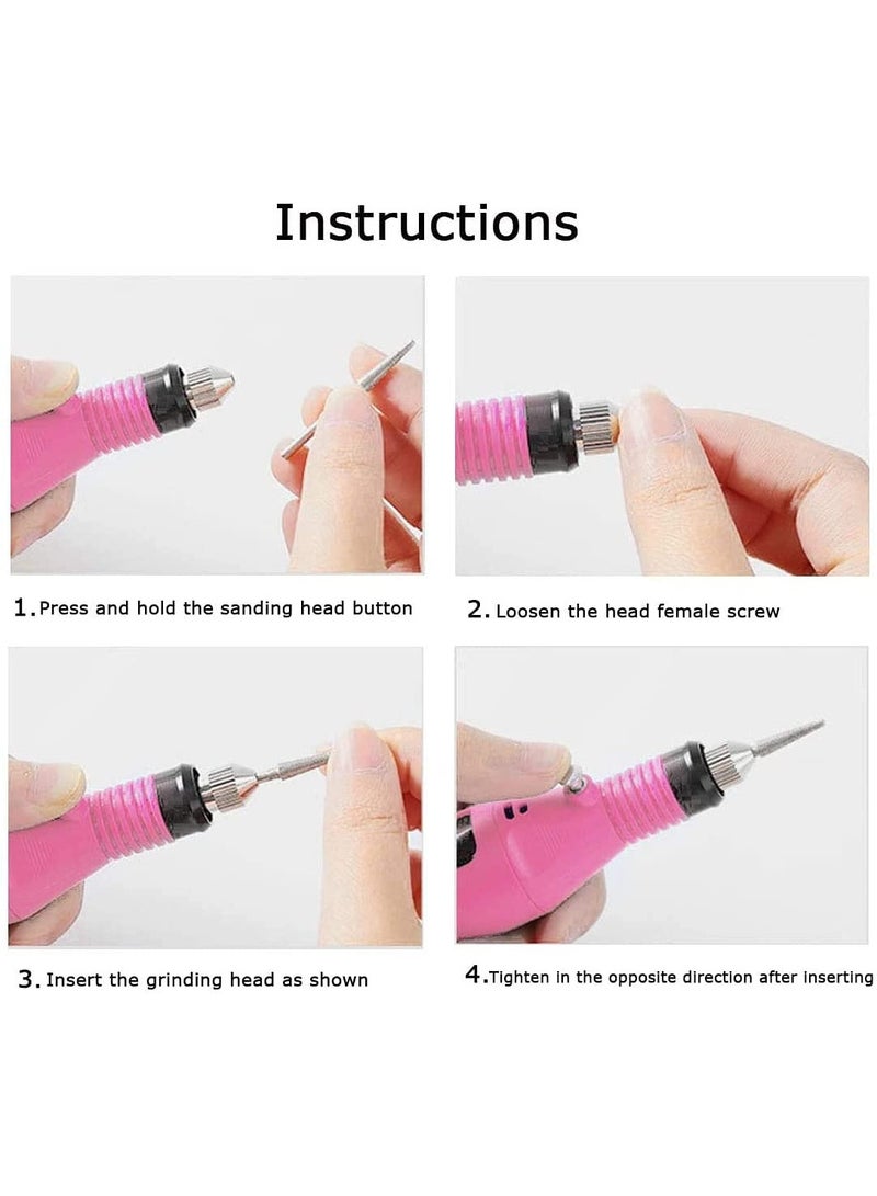 ORiTi أداة طاحونة كهربائية محمولة لقلم فن الأظافر من الأكريليك - Image 2