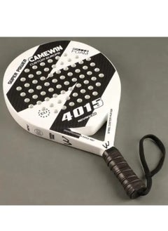 Padel Tennis Racket Carbon Fiber Pop Paddle Tennis Racquets Professional Beach Padel Racket with Cover Bag - Black White - pzsku/ZB59EB47992025DD20ABDZ/45/_/1725162217/c70093f3-95e9-4910-9b69-a951a7db4cd2