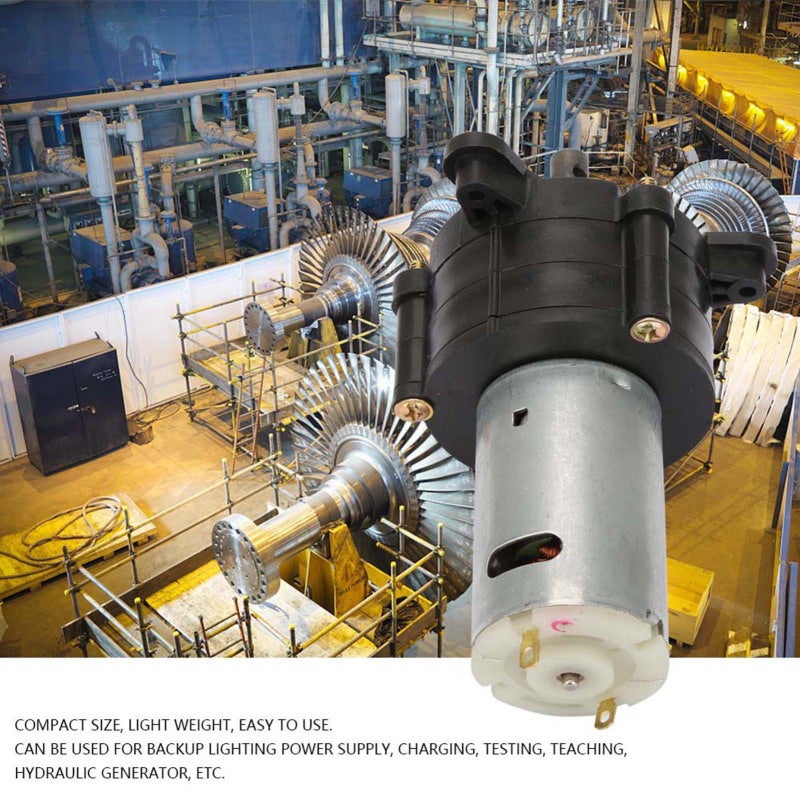 Hand-cranked Generator: 300g Metal Construction, Durable Rust-free Smooth Surface - Low Noise Stable Performance, Compact Lightweight for Backup Power, Charging, Testing, Teaching - Image 2