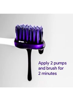 Lanthome V34 purple toothpaste for teeth whitening, color correcting whitening toothpaste, tooth color correcting serum, purple toothpaste, stain removal, whitening toothpaste. (30ml)  - Image 3