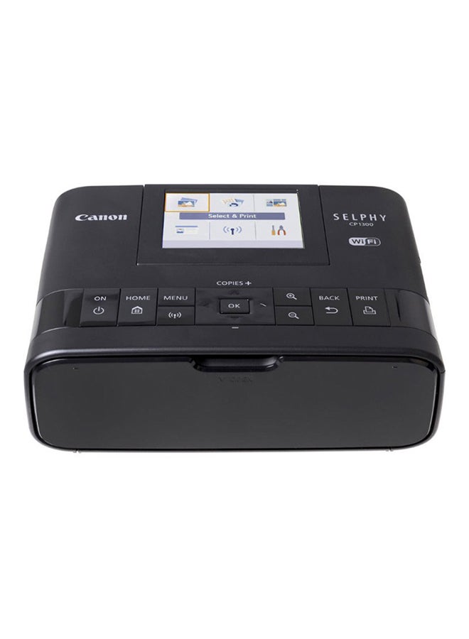 Canon Selphy CP-1300 Compact Photo Printer Black - Image 1
