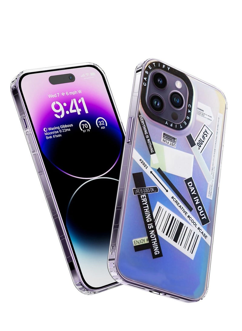 Casetify - Casetify Gradient Graphics Design Back Cover Case for Apple iPhone 14 Pro – Shock Proof Anti Yellow Anti Scratch Anti Slip Grip Wireless Charging Compatible - Image 1