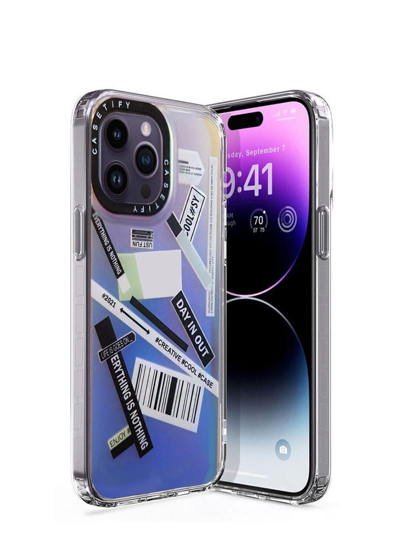 Casetify - Casetify Gradient Graphics Design Back Cover Case for Apple iPhone 14 Pro – Shock Proof Anti Yellow Anti Scratch Anti Slip Grip Wireless Charging Compatible - Image 1