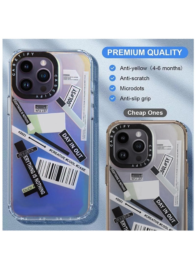 Casetify - Casetify Gradient Graphics Design Back Cover Case for Apple iPhone 14 Pro – Shock Proof Anti Yellow Anti Scratch Anti Slip Grip Wireless Charging Compatible - Image 1