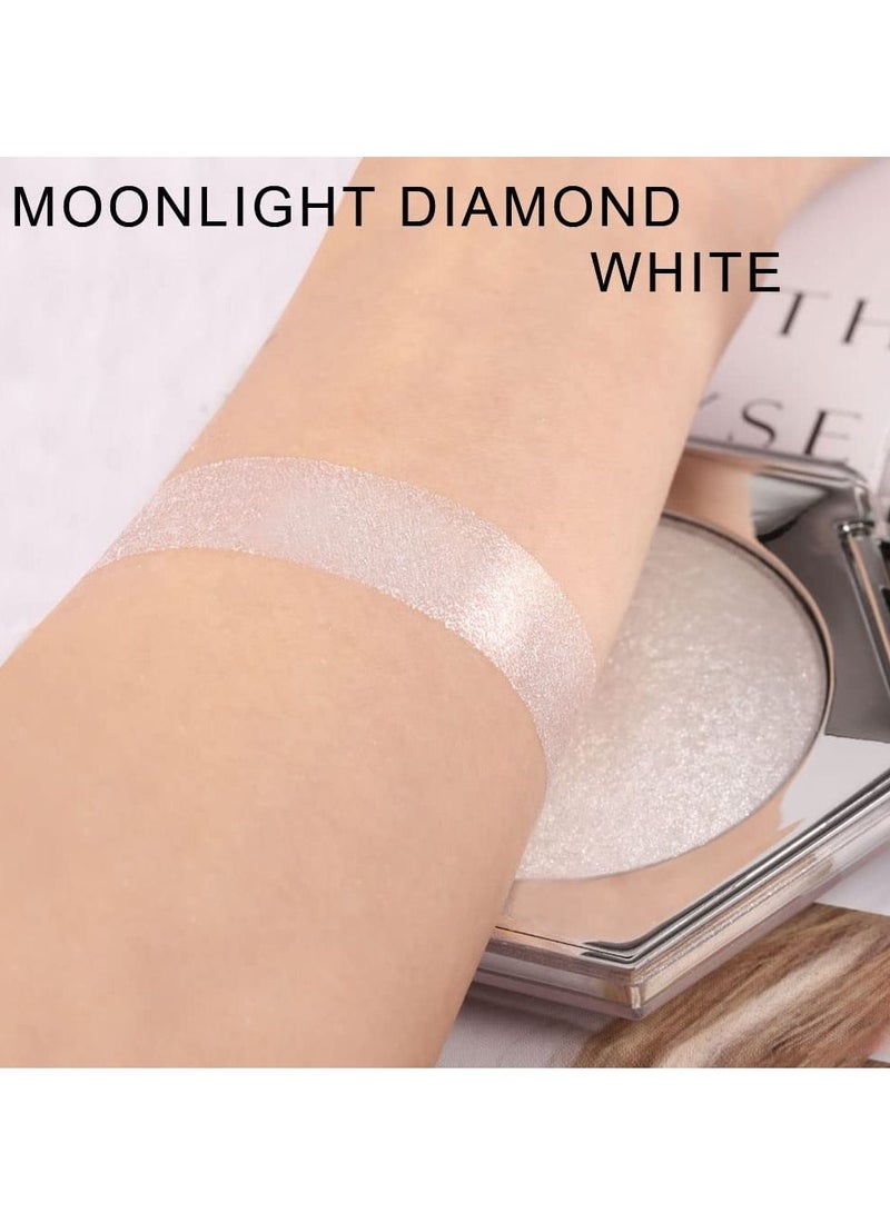 SYOSI Pearl White Face Body Cheek Diamond Shimmer  Highlight Makeup Palette Powder iluminadores iluminador - Image 2