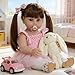 SCOM Lifelike Reborn Dolls Girl 20 Inch Realistic Baby Doll Newborn Baby DollsLifelike Baby Doll Silicone Toddler Clothes Gift Set for Age 3 - Image 3