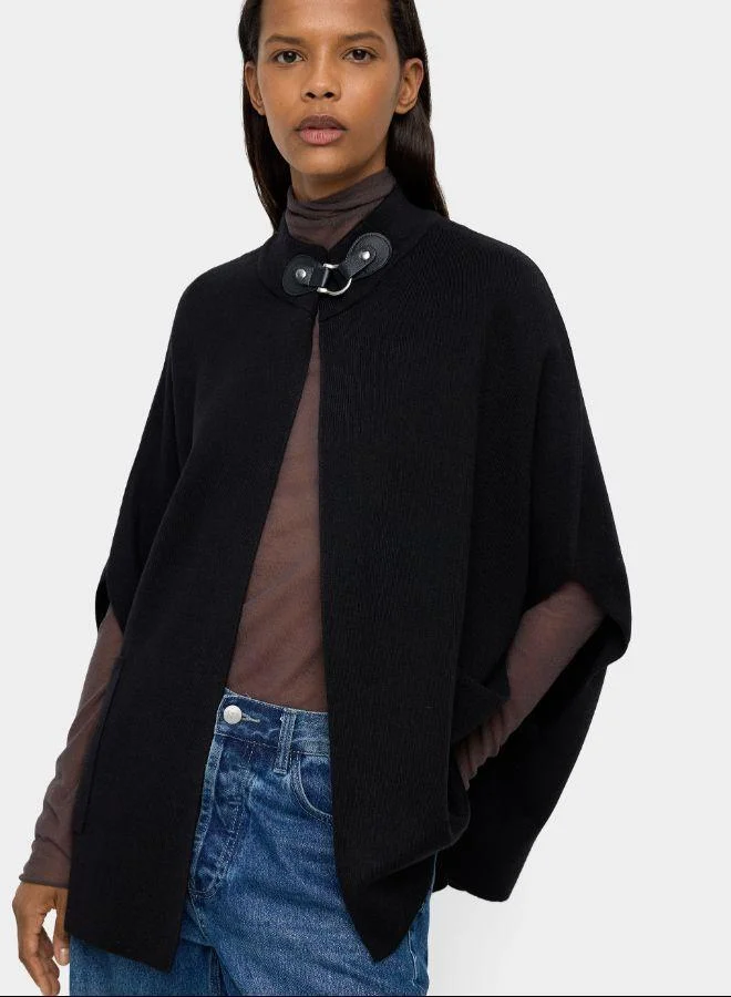 بارفوا بونشو حياك برقبة عالية