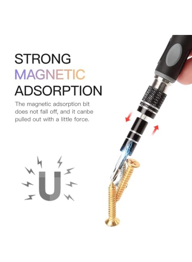 Comprehensive Screwdriver Bit Set 32 in 1, Multi-bit Precision Screwdriver Collection Compact Precision 32-Bit Screwdriver Set with Case for Jewelers Watch Phones Laptop Toys and Electronics Repair - Image 3