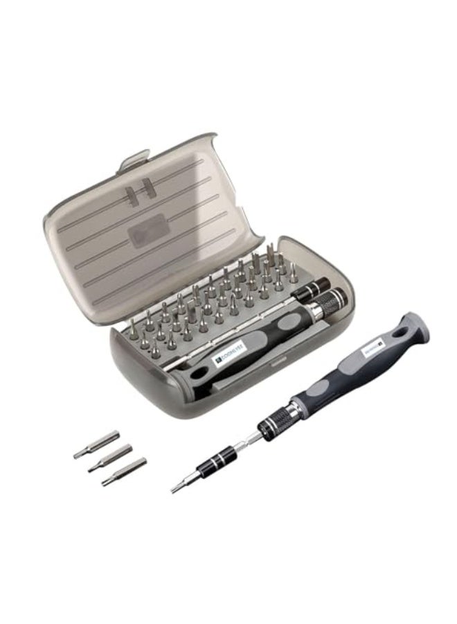 Comprehensive Screwdriver Bit Set 32 in 1, Multi-bit Precision Screwdriver Collection Compact Precision 32-Bit Screwdriver Set with Case for Jewelers Watch Phones Laptop Toys and Electronics Repair - Image 1