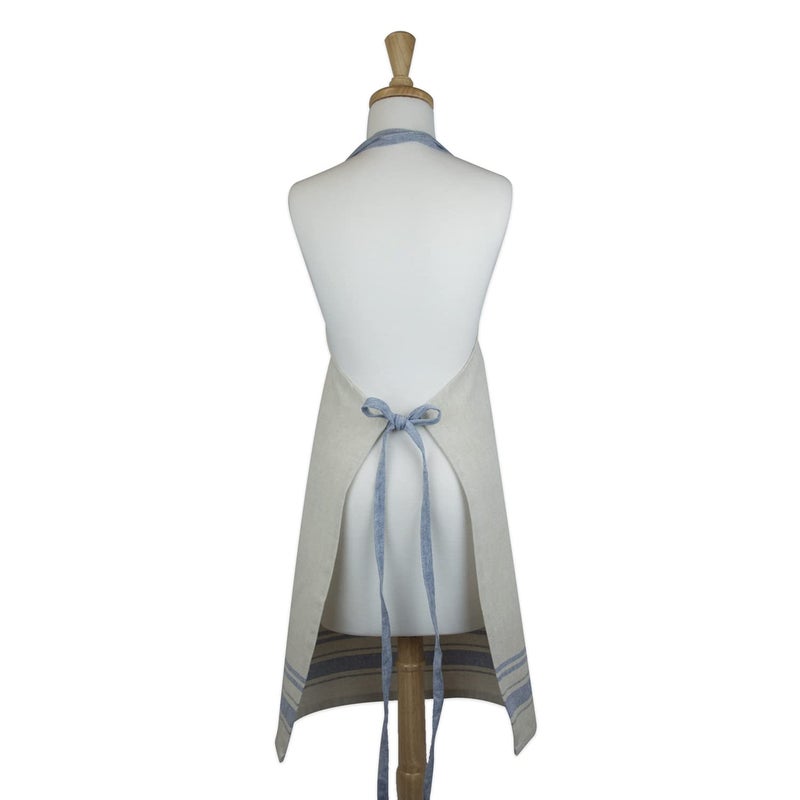 DII French Stripe, Kitchen Collection, Chef Apron, Nautical Blue - Image 5