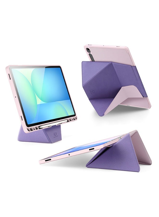 Case for Samsung Galaxy Tab S11, Ultra Slim Smart Tablet Case with Detachable Pencil Holder, 4 Adjustable Angles, Auto Wake/Sleep, Vegan Leather - Image 1