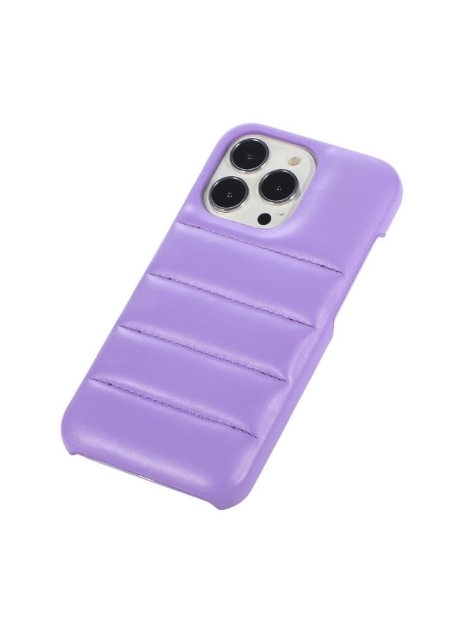 S-TOP Case For iPhone 12 / 12 Pro Thick Down Jacket Soft PU Phone Case - Image 4
