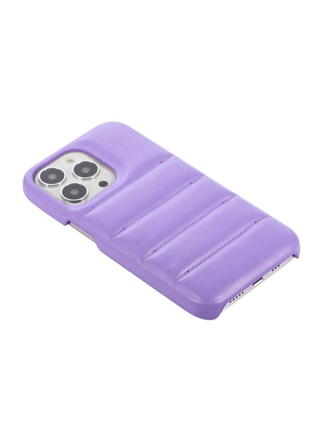 S-TOP Case For iPhone 12 / 12 Pro Thick Down Jacket Soft PU Phone Case - Image 5