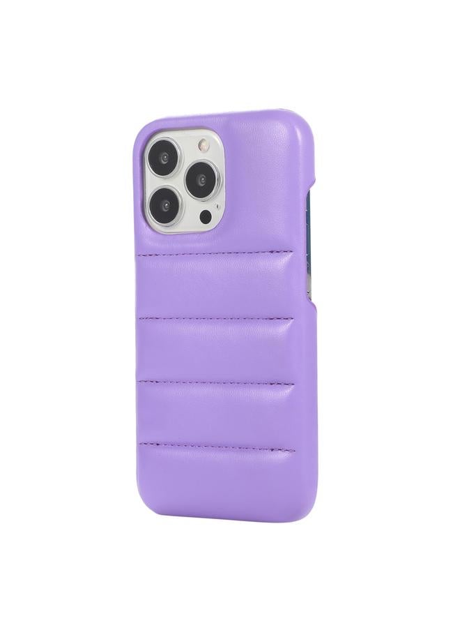 S-TOP Case For iPhone 12 / 12 Pro Thick Down Jacket Soft PU Phone Case - Image 2
