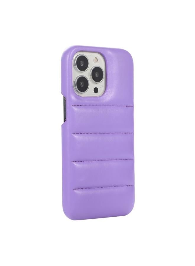 S-TOP Case For iPhone 12 / 12 Pro Thick Down Jacket Soft PU Phone Case - Image 3