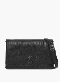 Le Confort Women Textured Crossbody Bag with Button Closure Ramadan Collection  - Image 1