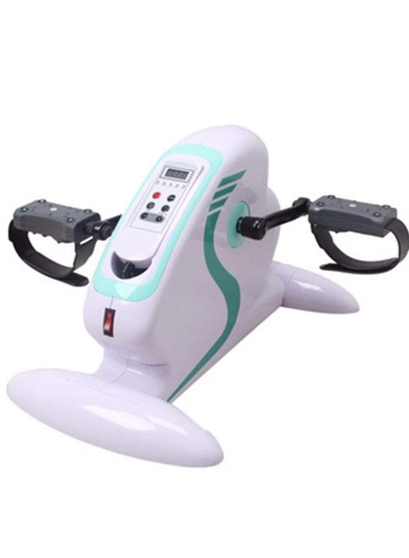 ماكينة تمرين بدواسة كهربائية بمحرك دراجة تمارين محمولة للساقين والذراعين ، دواسة تمرين صغيرة مع شاشة LCD لتقوية العضلات للمعاقين والناجين من السكتات الدماغية - Image 1