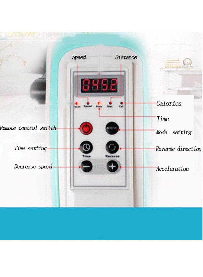 ماكينة تمرين بدواسة كهربائية بمحرك دراجة تمارين محمولة للساقين والذراعين ، دواسة تمرين صغيرة مع شاشة LCD لتقوية العضلات للمعاقين والناجين من السكتات الدماغية - Image 4