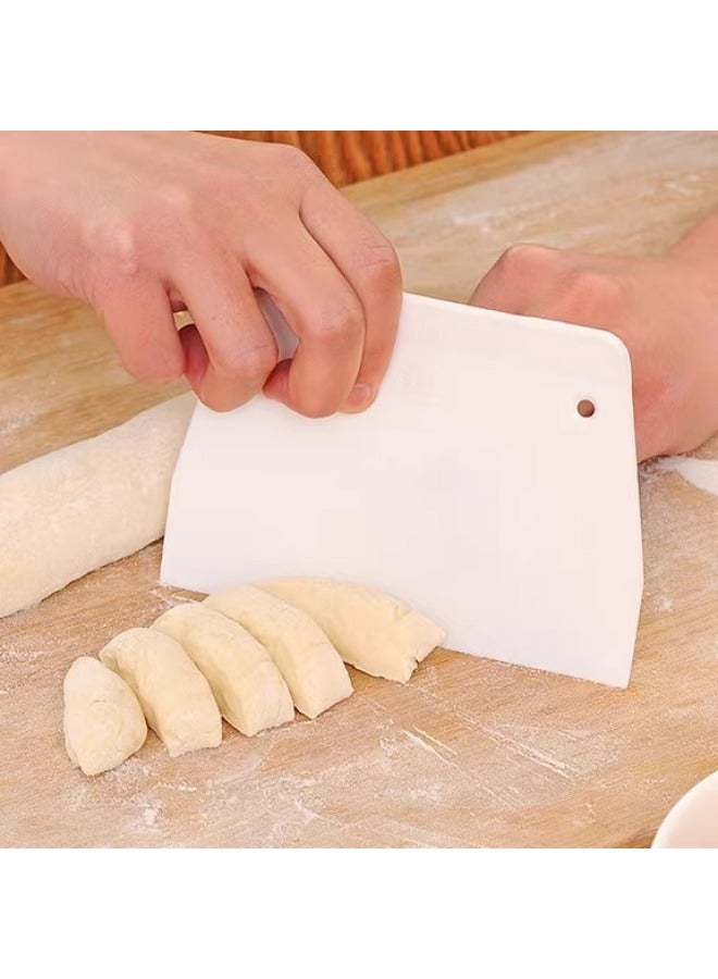 Food Grade Scraper Scraper Dough Cutter Baking Scraper PP Plastic Cake Scraper Rice Roll Special Wholesale-Specifications:Opp Bag-Color:Food Grade Trapezoidal Scraper - Image 4