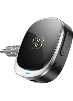 E80 Wireless Bluetooth 5.3 In-Car FM Transmitter with Digital Display