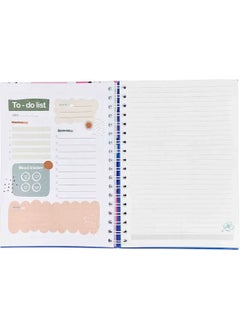 Lizy Hard Cover Spiral Undated Talking Diary 17X24 cm  - Image 2