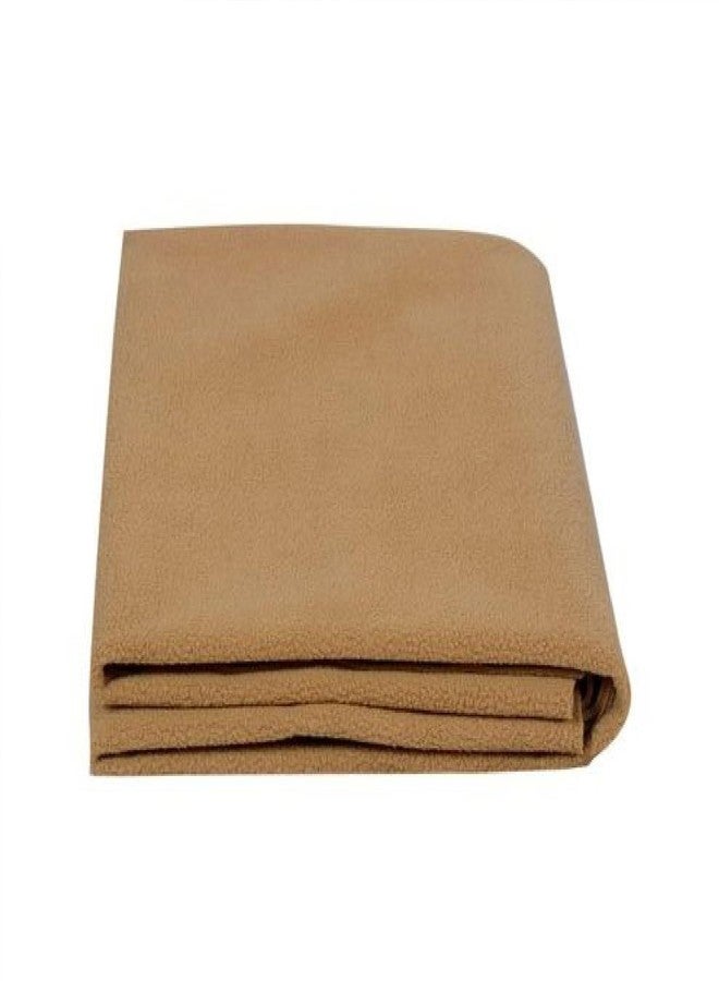 ATOOTFUSION Soft & Water Proof Baby Dry Sheet/Bed Protector,Reusable Bed Underpad, Waterproof Bed Pad & Pee Pad, Perfect for Kids, Adults, The Elderly (Beige, Double Bed Size- 200cm x 260cm) - Image 2