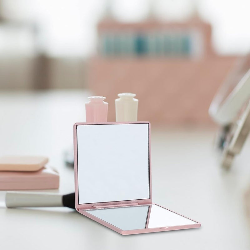 Uonlytech Portable Foldable Compact Makeup Mirror with Rose Pattern Small Travel Handheld Mini Mirror for Purse for Beauty and Personal Care - Image 5