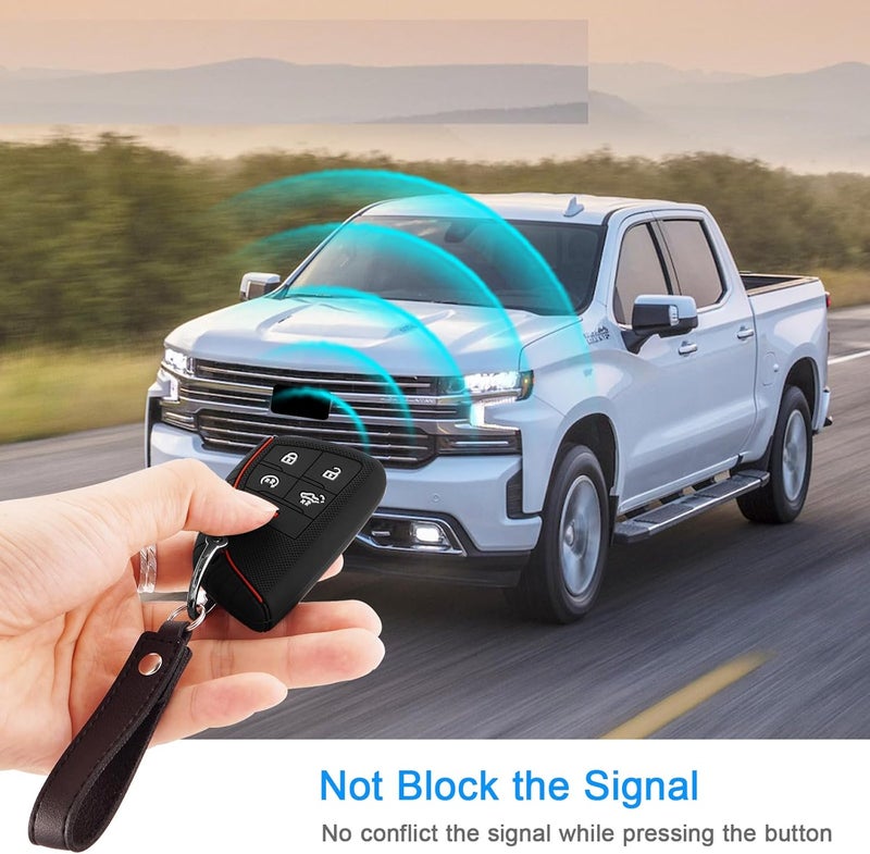 Koaudb Key Fob Cover for Chevy Silverado and GMC Sierra - Image 3