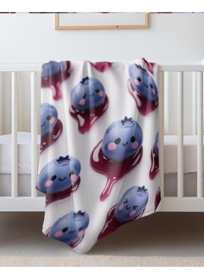 عام بطانية رقيقة من الفانيلا الكرتونية للأطفال والرضع (دافئة ومريحة، ومناسبة للنوم والألعاب) 70 سم * 100 سم - Image 3