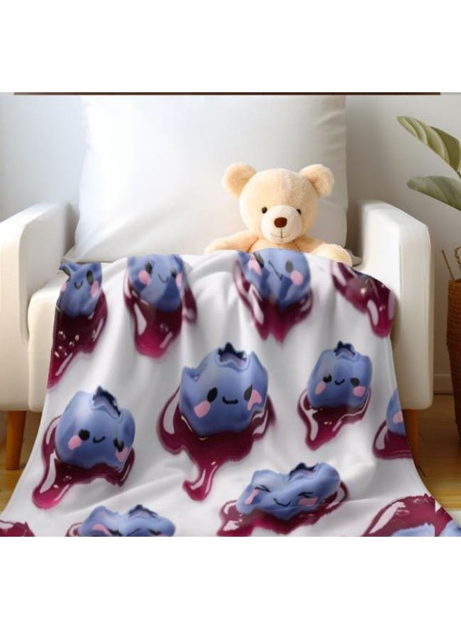 عام بطانية رقيقة من الفانيلا الكرتونية للأطفال والرضع (دافئة ومريحة، ومناسبة للنوم والألعاب) 70 سم * 100 سم - Image 4