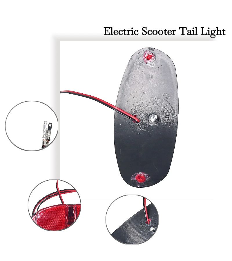 1 Pcs Rear Taillight For Scooter Led Turn Signal Brake Light - Image 5