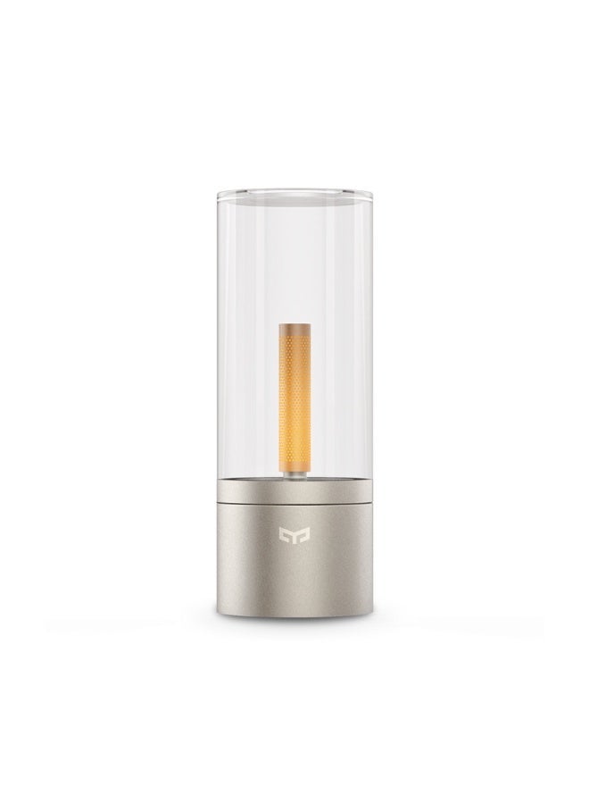 Yeelight مصباح طاولة LED قابل لإعادة الشحن من Yeelight Candela، ضوء محيطي دافئ، قابل للتعتيم بشكل مستمر (1–100%)، وضعين للشعلة، شحن USB-C، للاستخدام الداخلي والخارجي، زمن بطارية لا يقل عن 8 ساعات، تصميم بسيط - Image 2