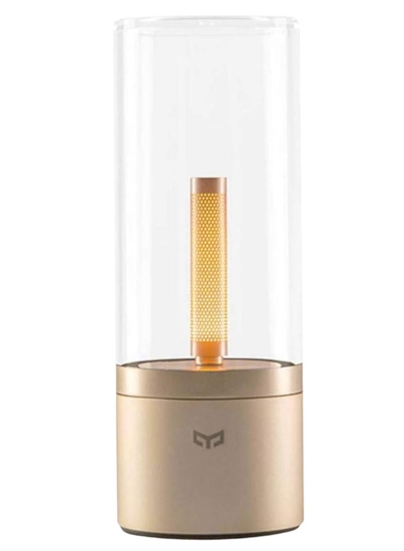 Yeelight مصباح طاولة LED قابل لإعادة الشحن من Yeelight Candela، ضوء محيطي دافئ، قابل للتعتيم بشكل مستمر (1–100%)، وضعين للشعلة، شحن USB-C، للاستخدام الداخلي والخارجي، زمن بطارية لا يقل عن 8 ساعات، تصميم بسيط - Image 1