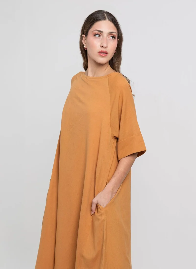 Kaafmeem Camel Half Cloche Jalabiya