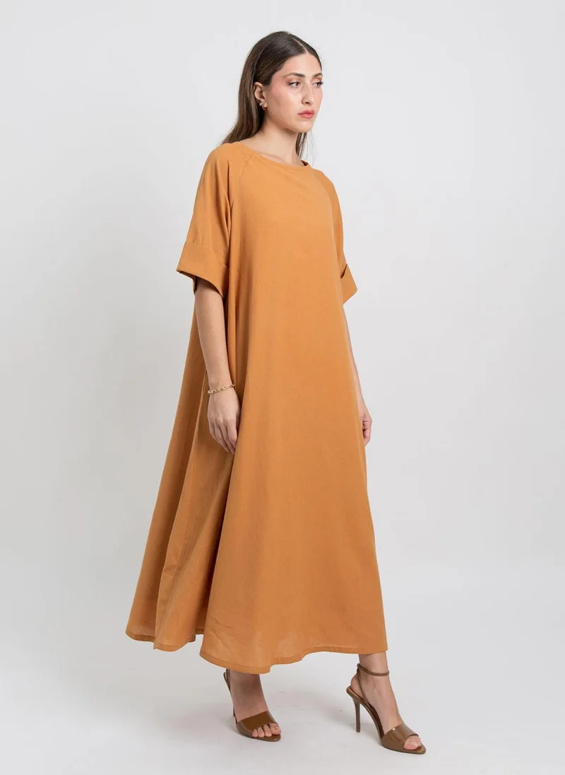 Kaafmeem Camel Half Cloche Jalabiya